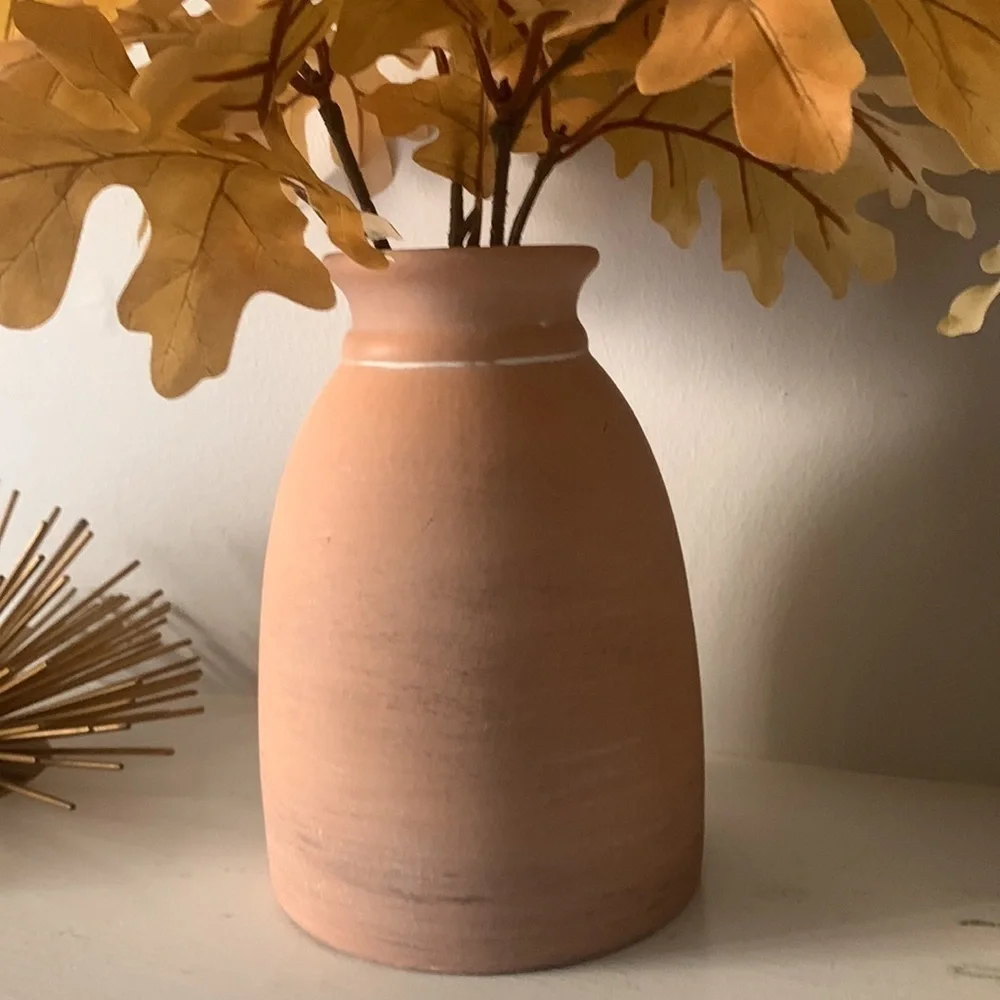 Decorative Tabletop Plant‎ Arrangement fall vase